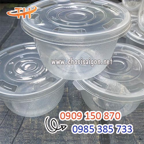 Tô nhựa tròn 1000ml đựng phở, hủ tiếu, canh sỉ rẻ tại kho
