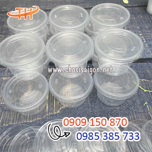 Tô nhựa tròn 300ml dùng 1 lần sỉ rẻ giá tốt