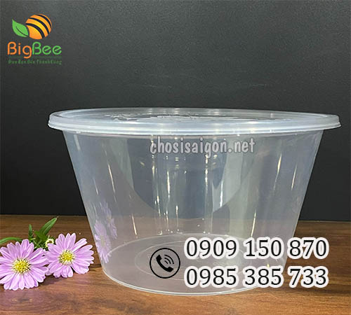 Tô nhựa đáy tròn đựng bún, phở, hủ tiếu 750ml giá tốt nhất