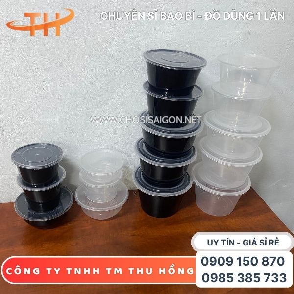 Tô nhựa đựng thức ăn đa dạng dung tích