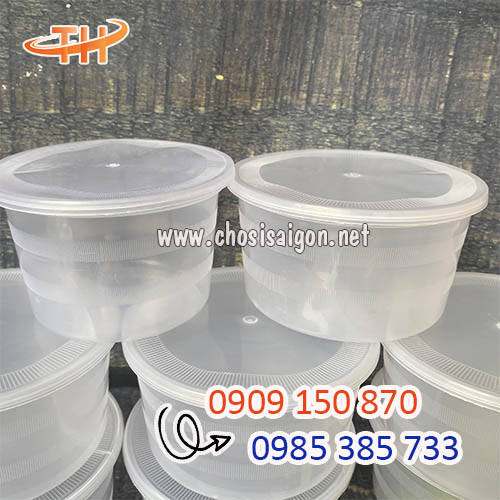 Tô nhựa tròn 500ml dày dặn, cứng cáp giá tốt