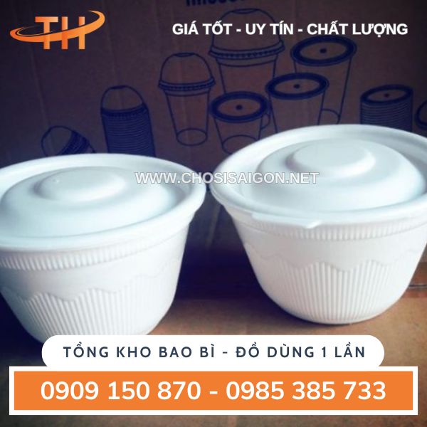Tô xốp có nắp giá rẻ