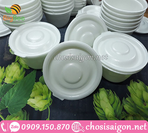 Tô xốp có nắp đậy đựng thức ăn mang đi giá tại xưởng