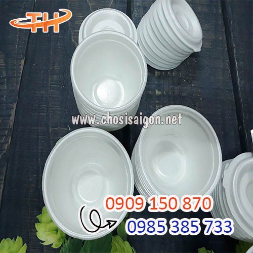 Tô xốp có nắp đựng thức ăn giá rẻ
