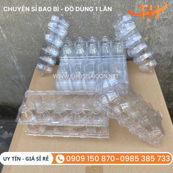 Vỉ nhựa đựng trứng 10 quả