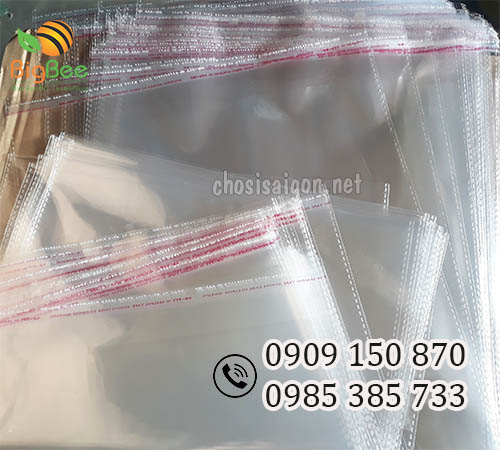 Túi bóng kính có lớp keo dán miệng sỉ rẻ ưu đãi