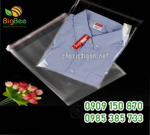 Túi bóng kính dán miệng đựng quần áo giá sỉ rẻ nhất
