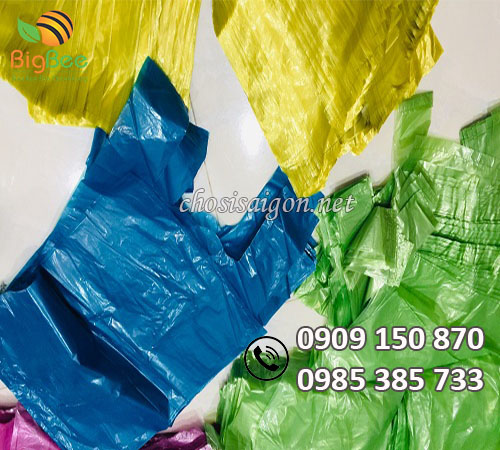 Túi bóng mỡ trơn 2 quai giá sỉ rẻ