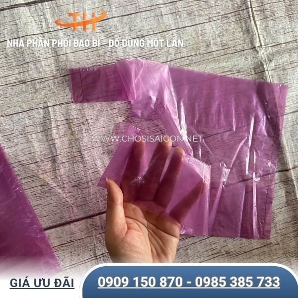 Túi bóng mỡ hàng chợ dẻo dai, bền chắc