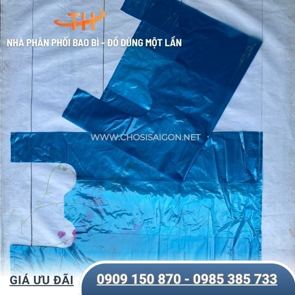 Túi bóng mỡ màu 2 quai chắc chắn