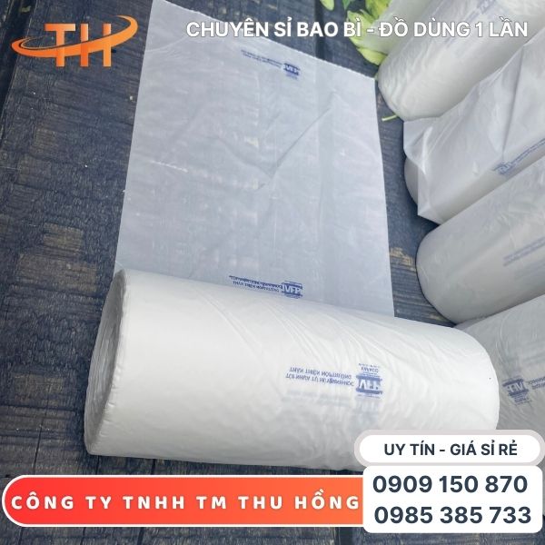 Túi cuộn xé siêu thị có đường răng cưa cắt sẵn tiện lợi