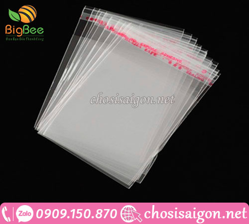 Túi dán miệng có keo dính sách vở, văn phòng phẩm