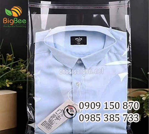 Túi bóng kính dán miệng đựng áo, quần, váy, đầm giá tốt ưu đãi