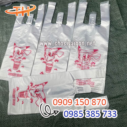 Túi đựng thức uống 1 ly in hình sẵn giá sỉ rẻ