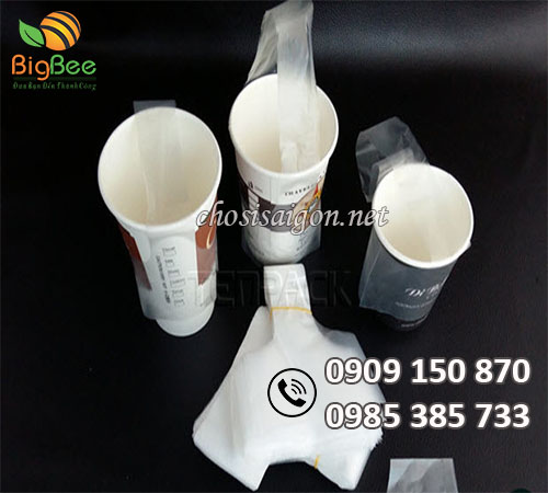 Túi đựng ly hình chữ T đựng nước uống giá rẻ