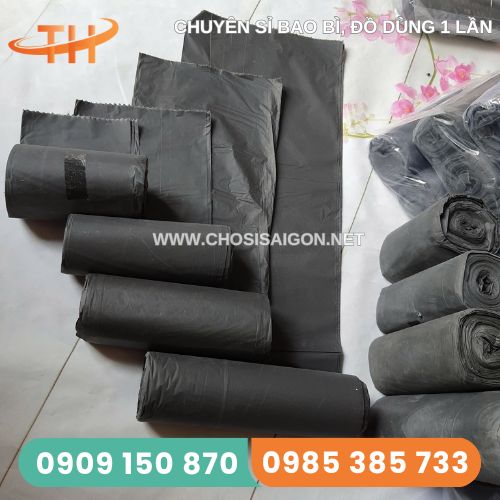 Túi đựng rác cuôn màu đen giá sỉ rẻ
