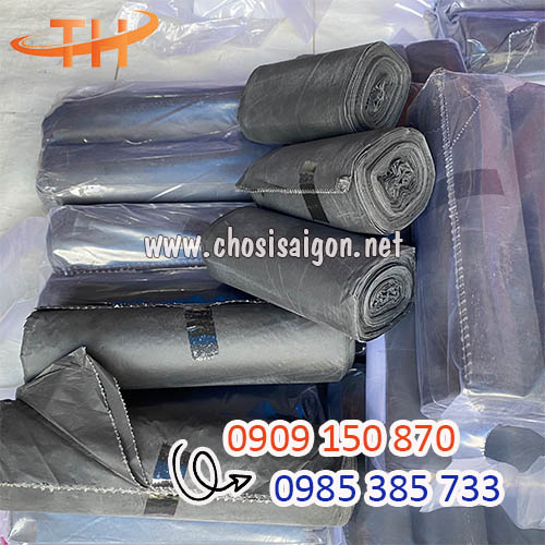 Túi đựng rác cuộn màu đen tiểu, trung, đại, cực đại giá rẻ