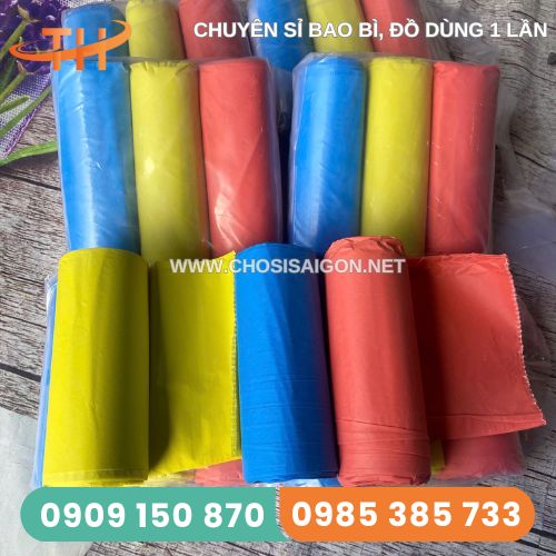 Túi đựng rác cuộn màu giá sỉ