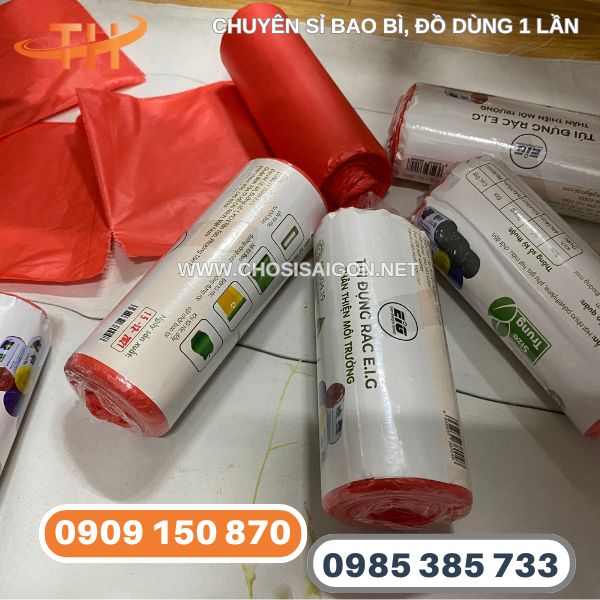 Túi đựng rác cuộn tự hủy, thân thiện với môi trường