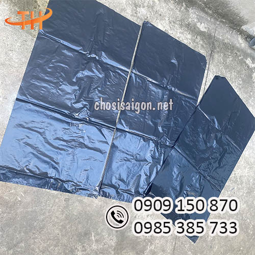 Túi đựng rác công nghiệp màu đen sỉ rẻ tại miền Nam