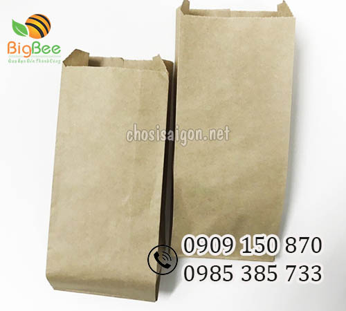 Túi giấy kraft đựng bánh mì giá rẻ, chất lượng tại HCM