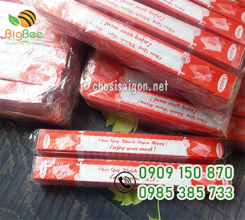 Túi giấy bọc đũa ăn giá ưu đãi tại TP.HCM