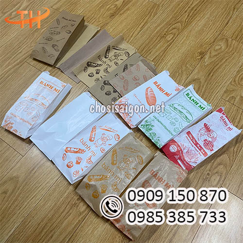 Túi giấy đựng bánh mì các loại giá ưu đãi