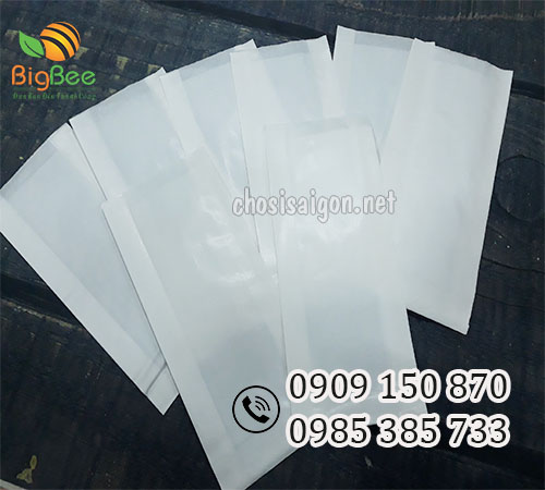 Túi giấy đựng bánh mì trắng trơn không in giá tốt nhất