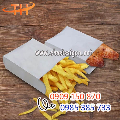 Túi giấy đựng khoai tây chiên giá sỉ rẻ
