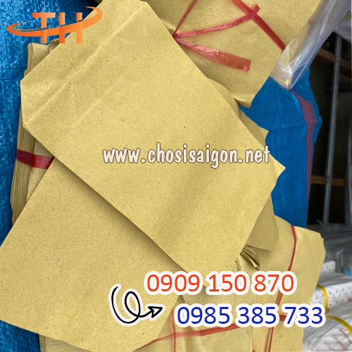 Túi giấy kraft đựng thực phẩm chiên rán an toàn sỉ rẻ