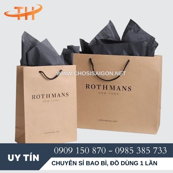 Túi giấy kraft có quai in theo yêu cầu giá rẻ