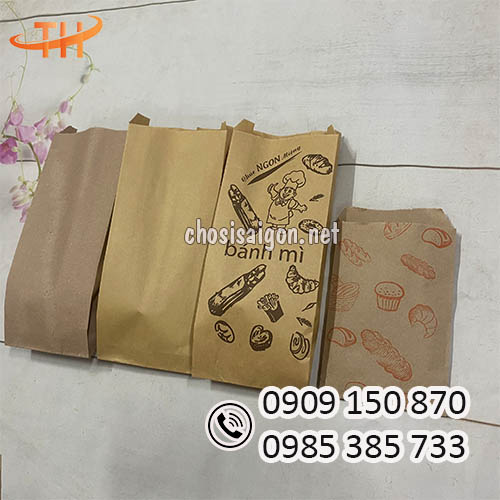 Chuyên sỉ túi giấy đựng bánh mì tại TP.HCM