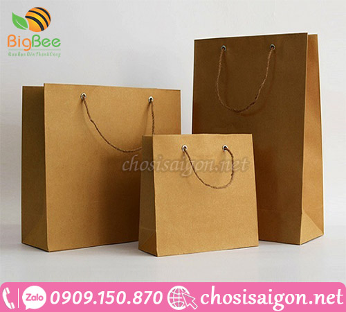 Bán túi giấy kraf đựng quần áo, quà cáp giá rẻ