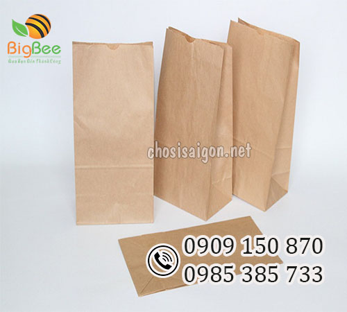 Túi giấy kraft thấm dầu cao cấp, chất lượng giá rẻ