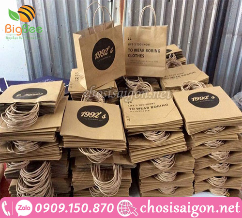 Cung cấp túi giấy kraft in ấn giá sỉ rẻ