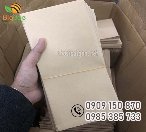 Túi giấy kraft xi măng đựng bánh mì sỉ rẻ