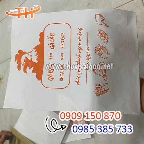 Túi giấy thấm dầu tốt sỉ giá tốt