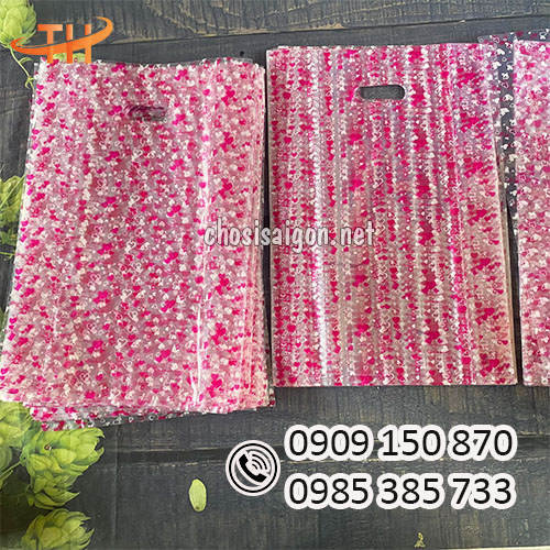 Giá bán rẻ túi hột xoài pp kiếng in nhiều hình họa tiết