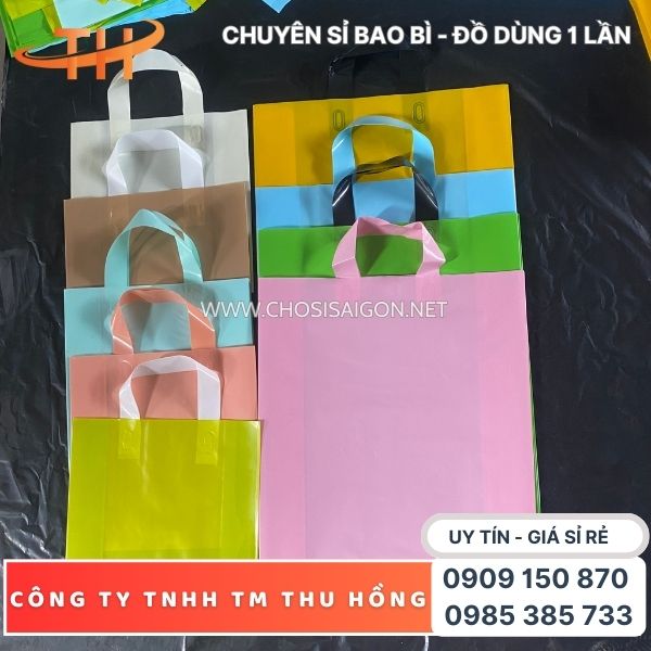 Túi hột xoài PE ép quai đủ màu, đủ size giá rẻ