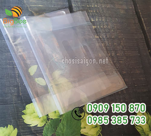 Túi hột xoài PP trắng trong giá rẻ tại xưởng