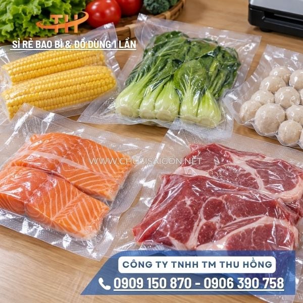 Túi hút chân không bảo quản, đóng gói thực phẩm an toàn giá rẻ