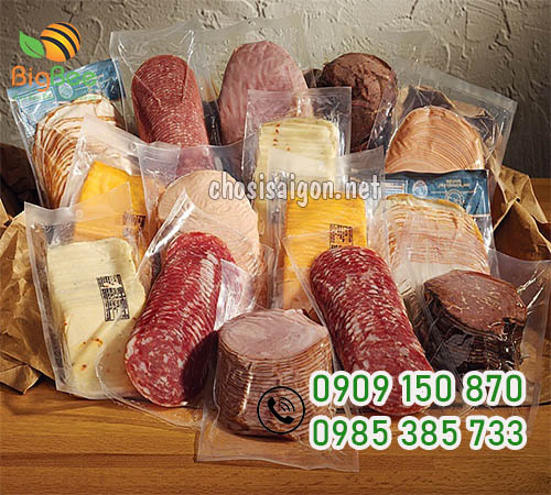 Túi hút chân không bao bì đóng gói trong ngành thực phẩm giá bán sỉ