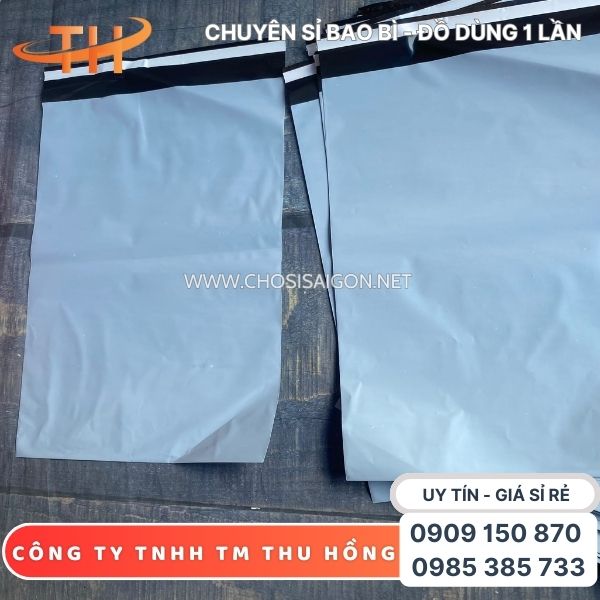Túi niêm phong xám đóng gói hàng hóa giá rẻ