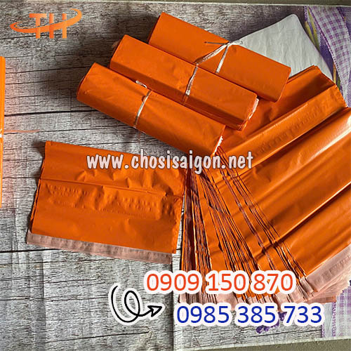 Túi niêm phong màu cam đẹp, bền sỉ rẻ nhất