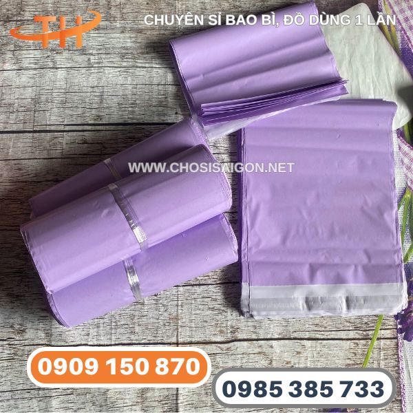 Túi niêm phong màu tím sỉ rẻ