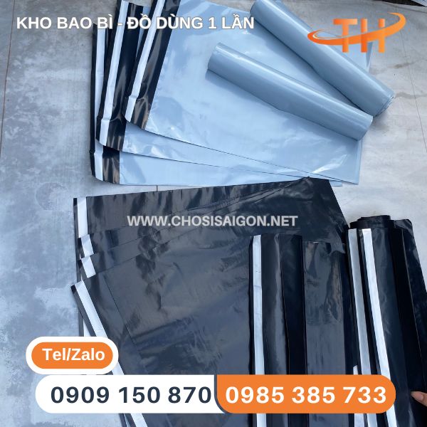 Túi niêm phong màu xám, đen giá rẻ, giao toàn quốc