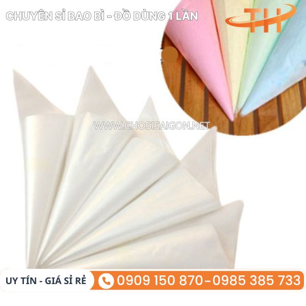 Túi bắt kem hình tam giác an toàn, không hôi nhựa