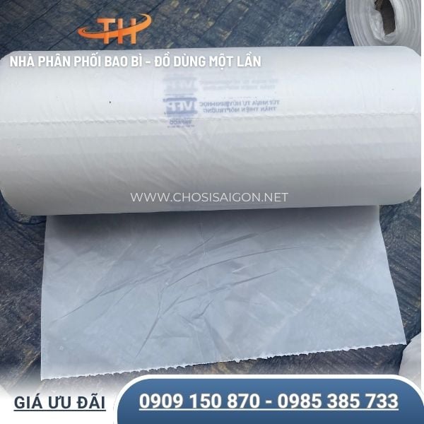 Túi nilon cuộn xé dùng 1 lần cho siêu thị, bách hóa, cửa hàng