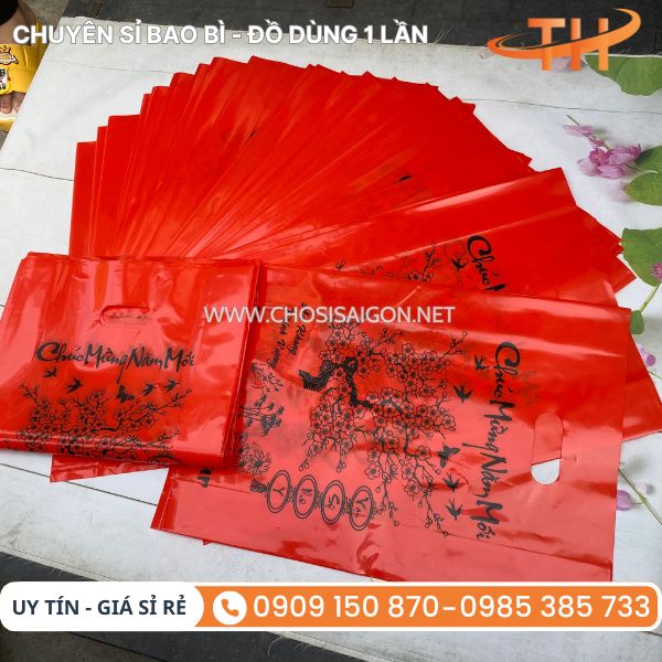 Túi nilon đựng lịch Tết, quà tặng Tết