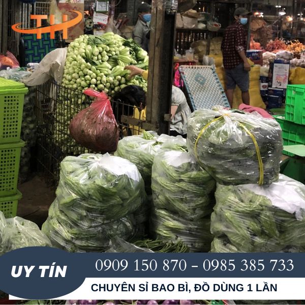 Túi nilon đục lỗ đựng hàng nông sản, rau, củ, quả sỉ rẻ